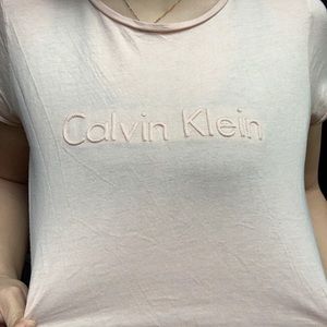 Calvin Klein light pink shirt